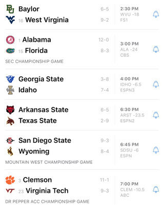 Illustration for article titled Saturday College Football Thread